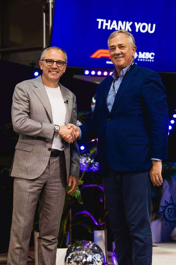 MSC Cruceros amplía su colaboración con la Fórmula 1