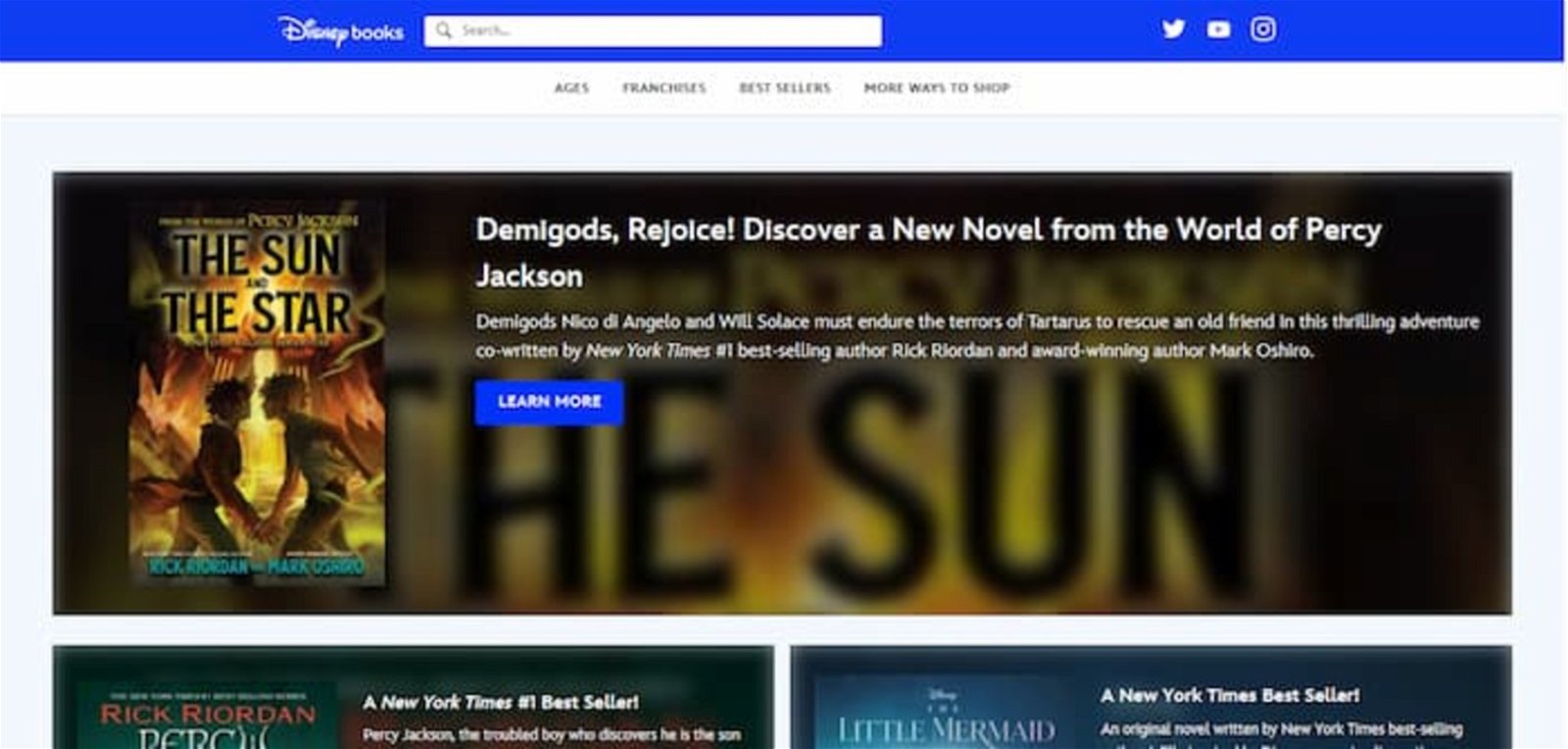 Disney Books es la plataforma oficial de la compañía para que puedas conocer y comprar libros que te permitan profundizar más en las historias de tus sagas favoritas