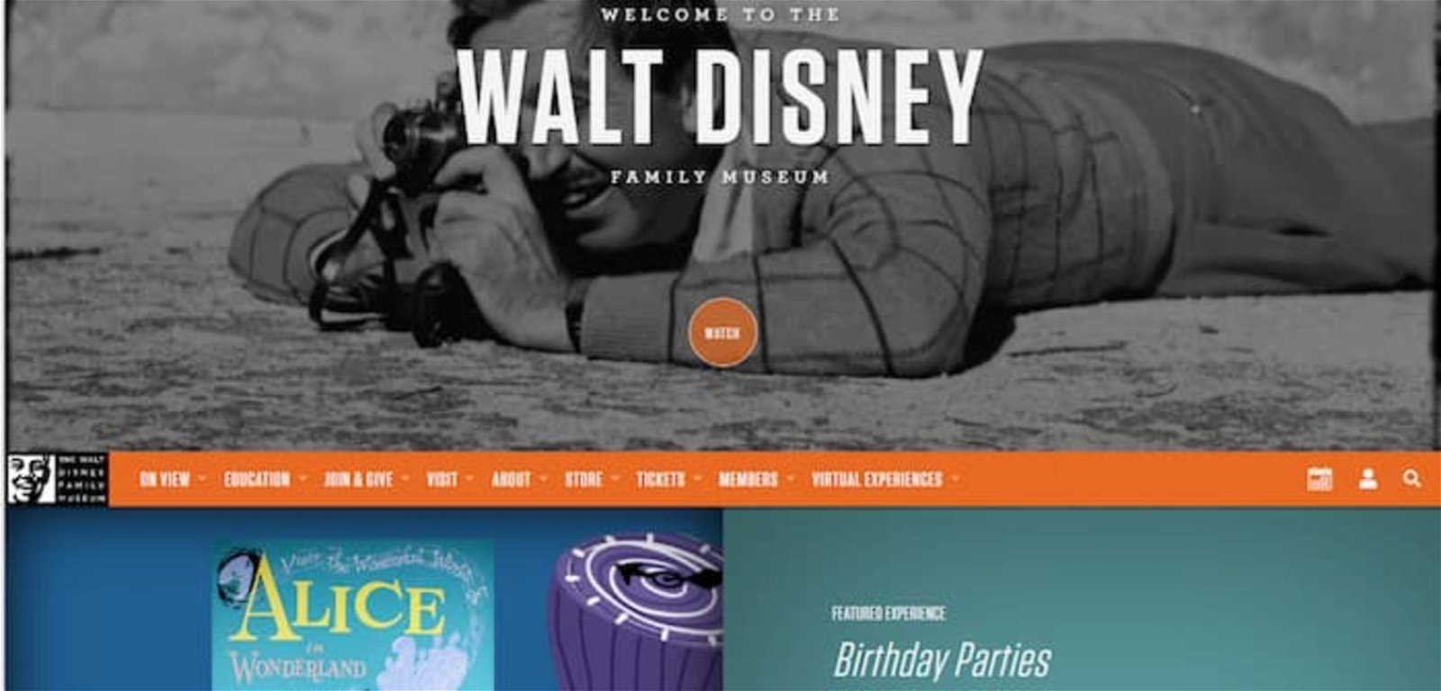 Visita el museo de Walt Disney a través de esta plataforma web donde podrás conocer más sobre el creador de la compañía y otros elementos