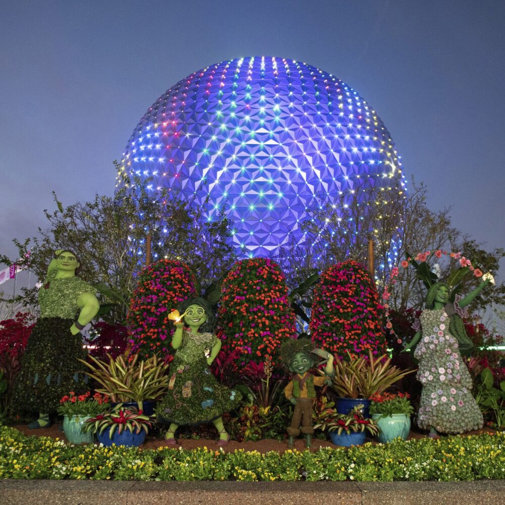 Una verdadera fiesta de flores y plantas se encuentra en Walt Disney World