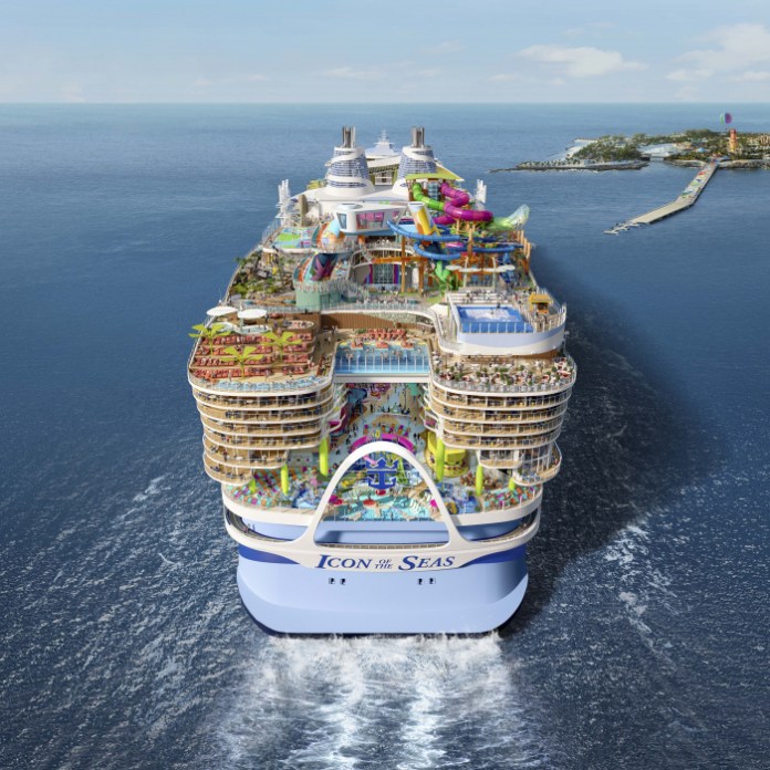 Última fase de construcción del crucero más grande del mundo