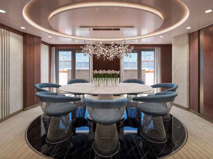 La Owner's Residence del crucero Explora I cuenta con una superficie de 280 m2