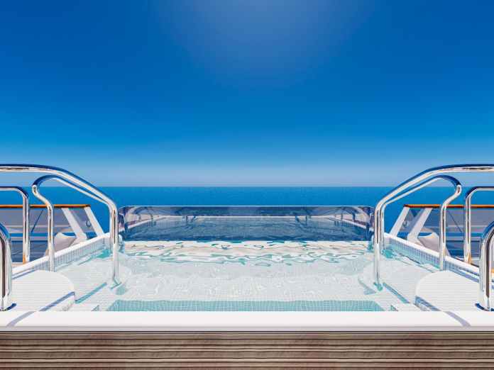 La Owner's Residence del crucero Explora I cuenta con una superficie de 280 m2