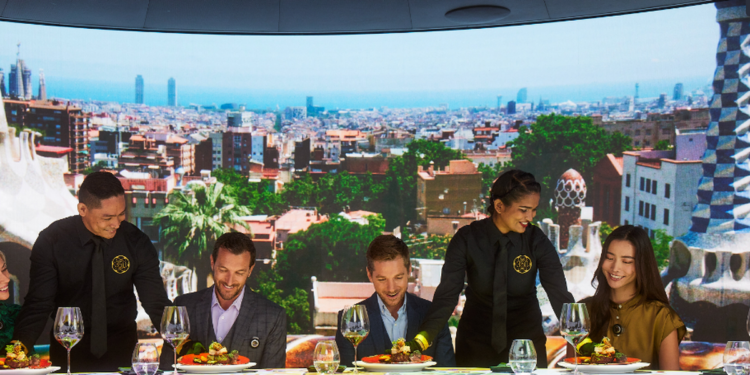 360, una novedosa experiencia gastronómica a bordo