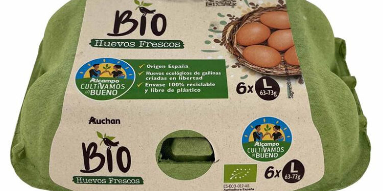 Alcampo introduce huevos ecológicos con tecnología Blockchain