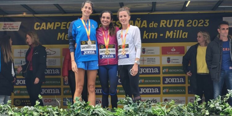 Alicia Berzosa se corona campeona de España de 5 kilómetros en ruta