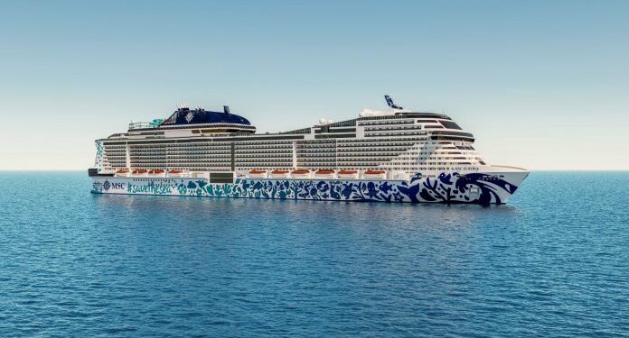 El MSC Euribia hará el primer viaje de cero emisiones de gases de efecto invernadero