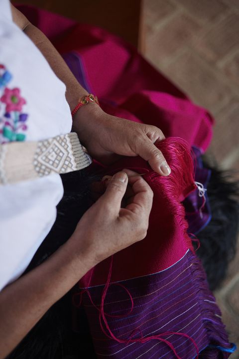 la artesanía del desfile de dior en méxico