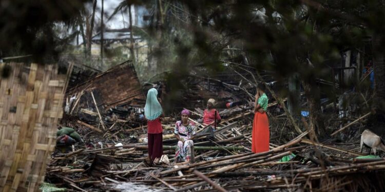El ciclón Mocha devasta a los rohingya de Myanmar