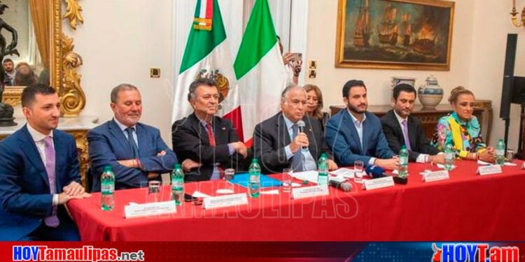 Hoy Tamaulipas - Relevante oportuna y estrategica la gira de trabajo en Italia Carlos Garcia