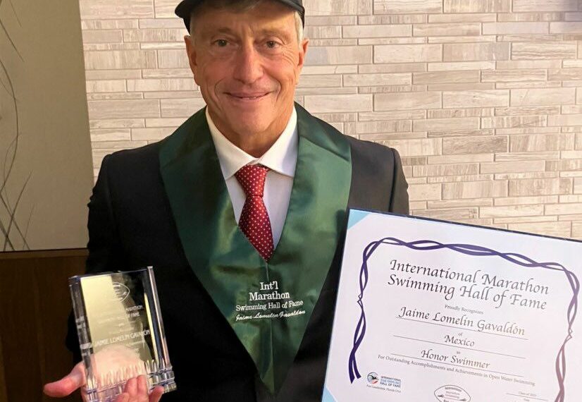 DHL Express felicita a su atleta extraordinario: Jaime Lomelín por su entronización al Salón de la Fama Internacional de Maratones de Natación