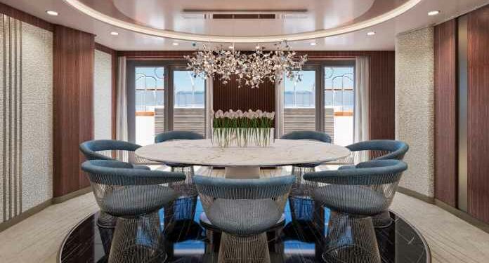 La Owner's Residence del crucero Explora I cuenta con una superficie de 280 m2