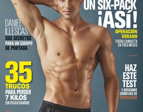 daniel illescas en portada de men's health