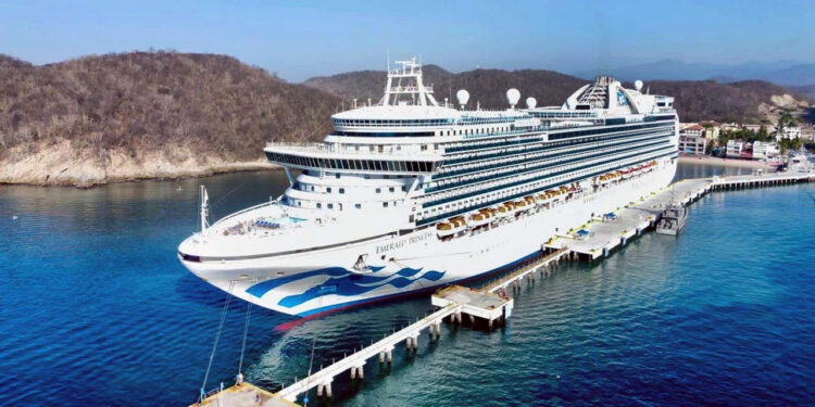 Llegan 28 cruceros en 6 meses, en Huatulco