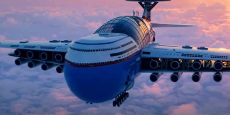 Lujoso hotel en un avión todo incluido