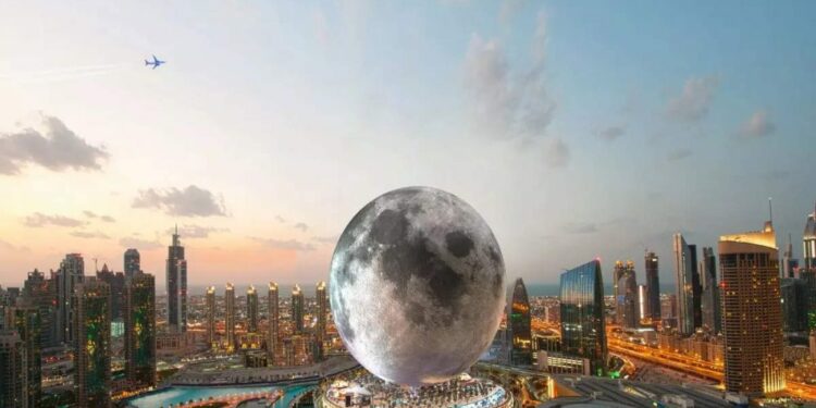 Moon, el hotel en forma de Luna en Dubái abrirá en 2027