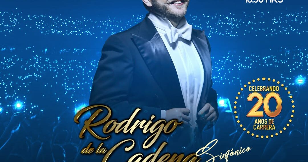 Festejará Rodrigo de la Cadena, su 20 aniversario en el Teatro Metropolitan