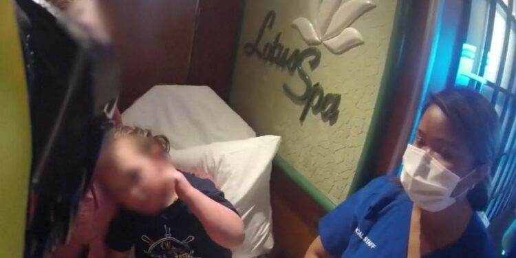 Salvan a una niña de tres años con convulsiones en un crucero en Santa Bárbara, EEUU