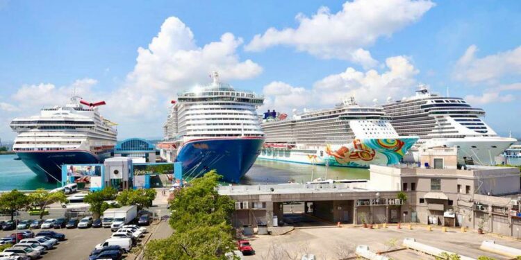 Sobre 17,000 viajeros arriban a Puerto Rico este miércoles en cuatro cruceros