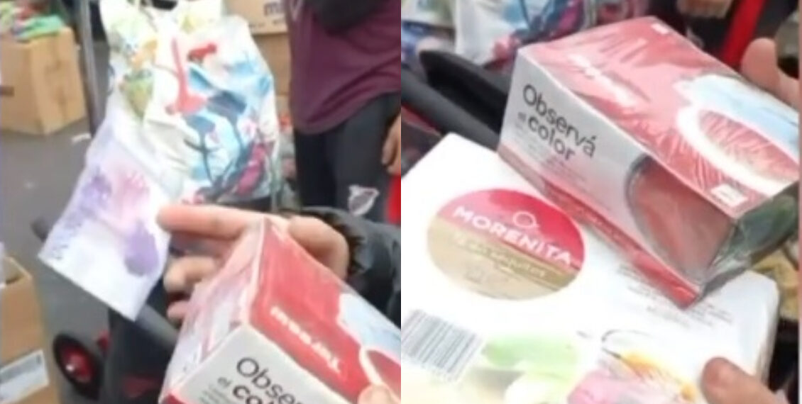 Tras viajes de chilenos: Argentinos llegaron al barrio Meiggs a vender sus productos