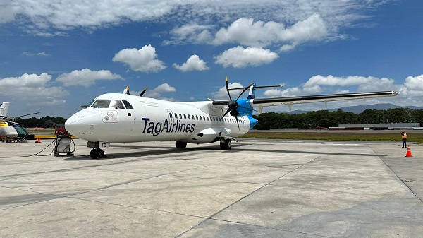 Tag Airlines fortalece su flota con la incorporación de su tercer ATR 72-500