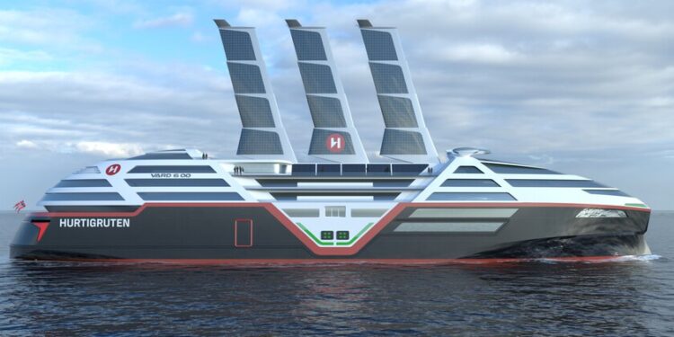 Los cruceros tienen un enorme problema medioambiental. Este buque quiere solucionarlo con velas eólicas y solares