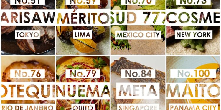 Ningún restaurante colombiano entró a la lista de los 51 a 100 The World’s 50 Best Restaurants 2023