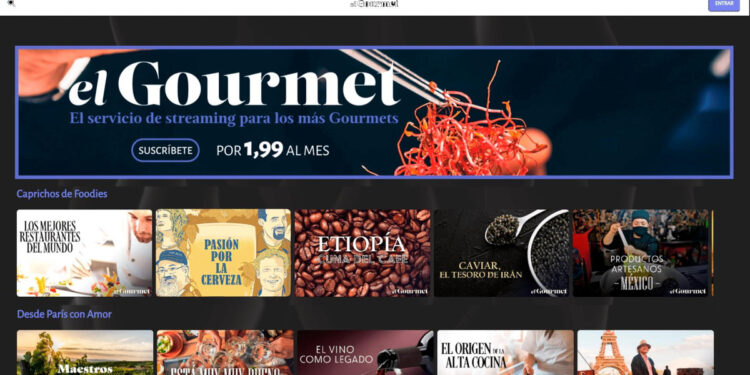 El Gourmet, la única plataforma de streaming donde el menú de contenidos es de alta gastronomía