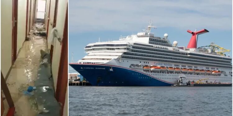 “Estoy sorprendido de estar vivo”: una brutal tormenta azotó un crucero y generó pánico a bordo