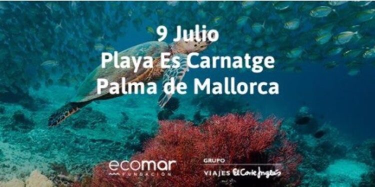 Grupo Viajes El Corte Inglés y Fundación Ecomar limpiarán la playa de Es Carnatge (Palma) el próximo 9 de julio