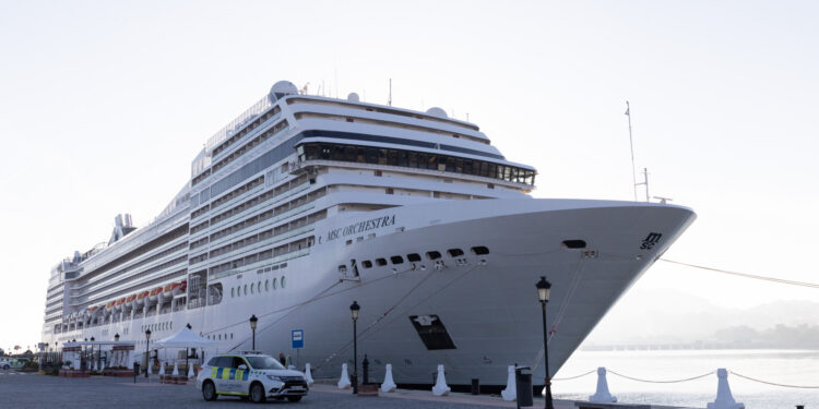 El crucero ‘MSC Orchestra’ realiza su primera escala en Ceuta hoy