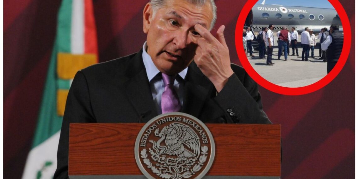 Viajes de Adán Augusto en aviones oficiales: “no hay nombres, se registra peso”: Segob