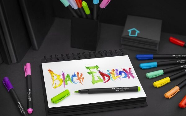 Llegaron a México los plumones Black Edition de Faber-Castell con punta de pincel