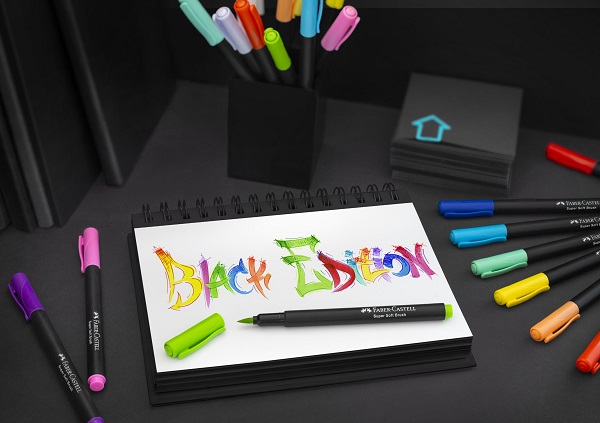 Llegaron a México los plumones Black Edition de Faber-Castell con punta de pincel