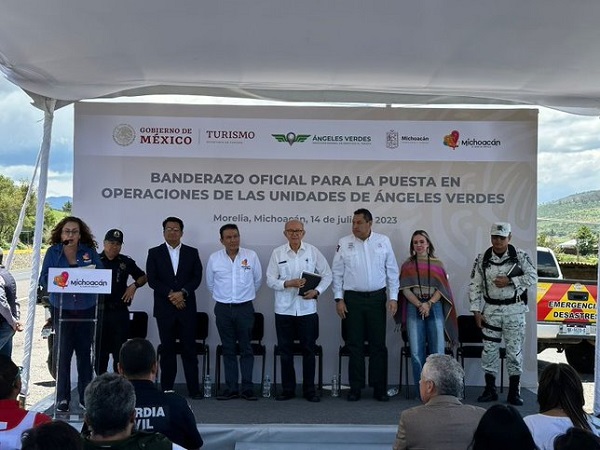 Ángeles Verdes incrementa su presencia en Michoacán con 12 nuevas unidades vehiculares