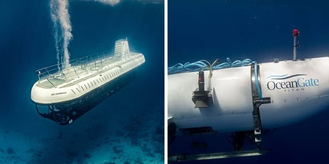 Diferencias entre sumergible Titán y submarino Atlantis Cozumel