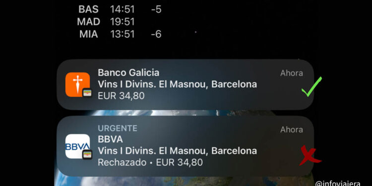 Recordatorio: llevar más de una tarjeta de crédito a nuestros viajes