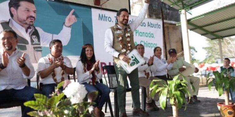 Los viajes de Zoé Robledo a Chiapas, estado que busca gobernar