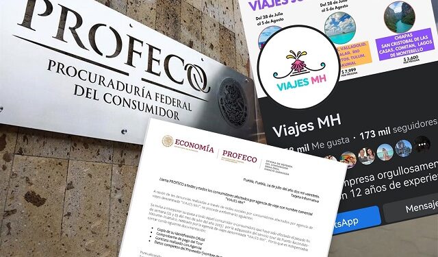 Profeco llama a poblanos defraudados por Viajes MH a denunciar