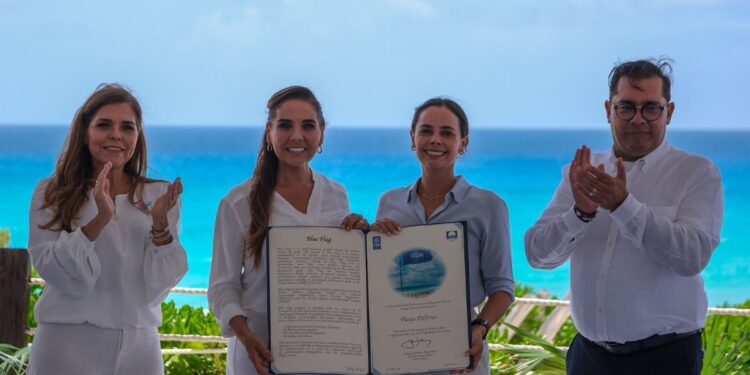 Quintana Roo, líder nacional e internacional en distintivos Blue Flag con las mejores playas