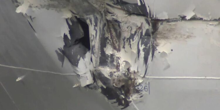 el crucero Ruby Princess choca contra un muelle de San Francisco