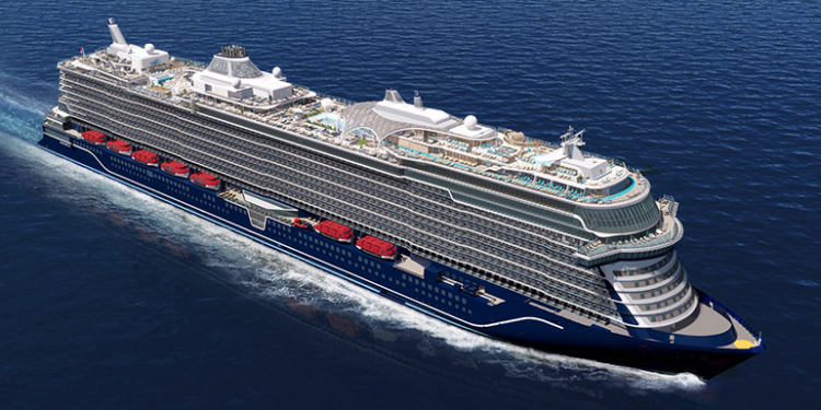 TUI Cruises presenta detalles exteriores del crucero Mein Schiff 8