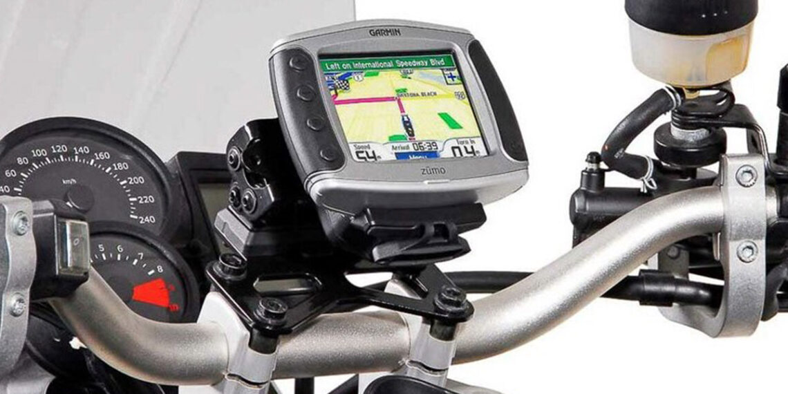 Imagen de un navegador GPS para moto