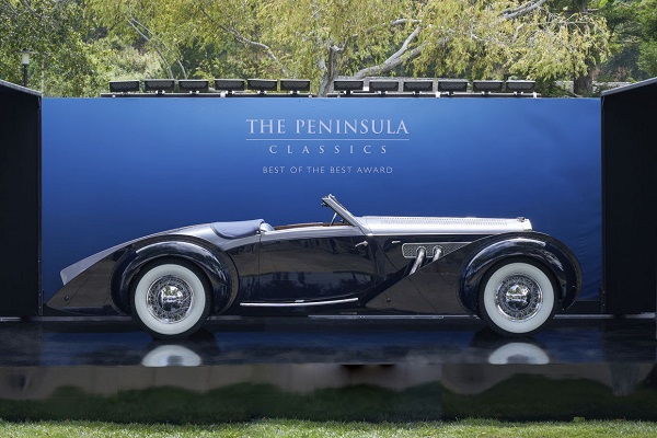 The Peninsula Classics Best Of The Best 2022: El Phenomenal 1938 Delage Type D8-120 S Cabriolet De Villars, Gana El Prestigioso Premio