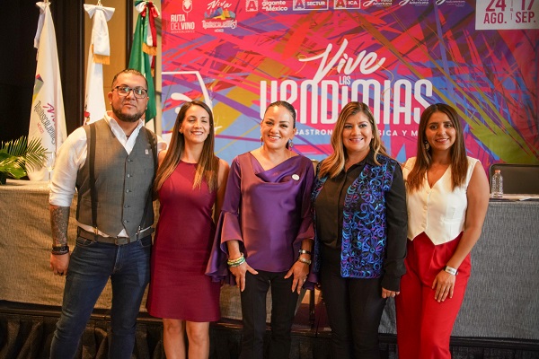 Con un programa de talla internacional, presentan en la CDMX «Vive Las Vendimias 2023» de la Ruta del Vino