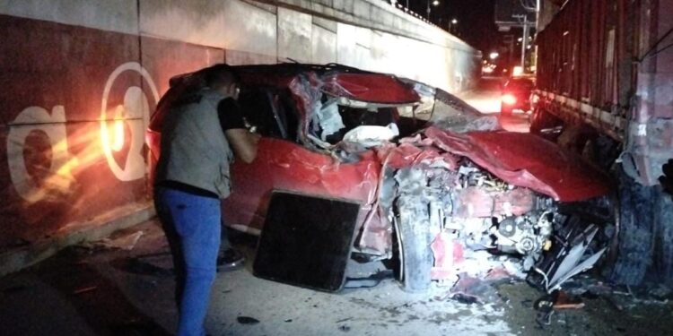 Choque en la lateral del crucero hacia Chichihualco deja un lesionado