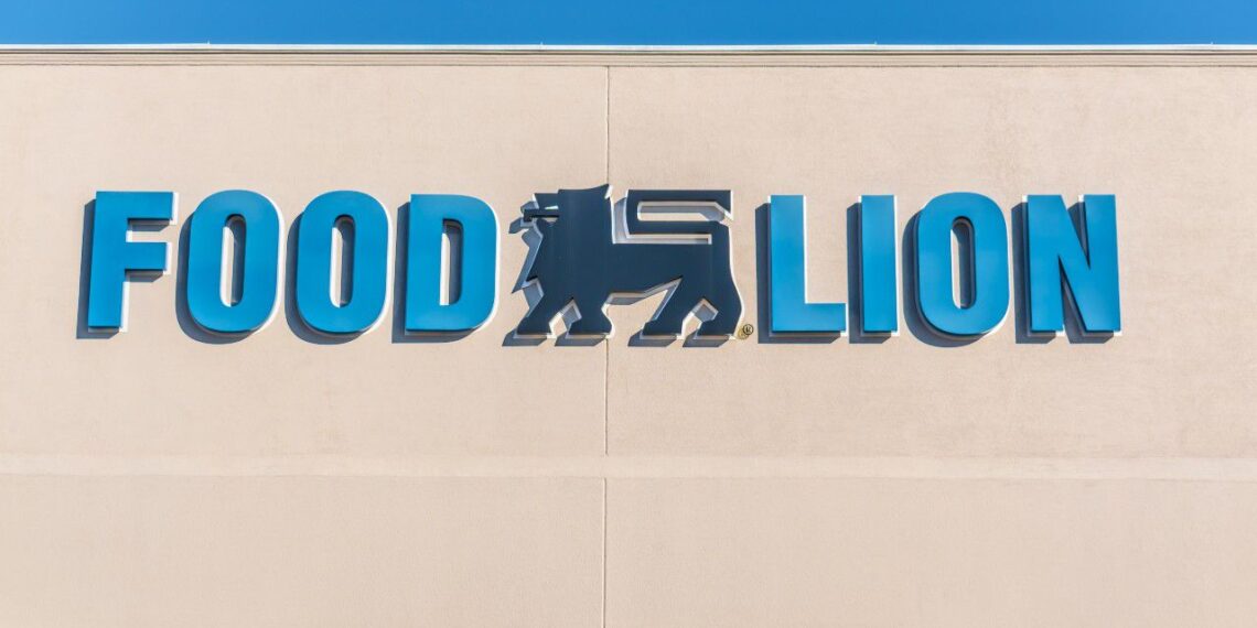 Food Lion store front signage