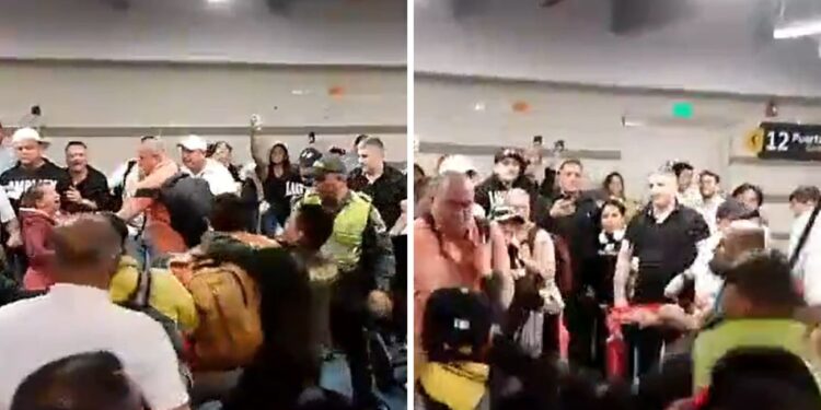 Pelea en aeropuerto de Barranquilla