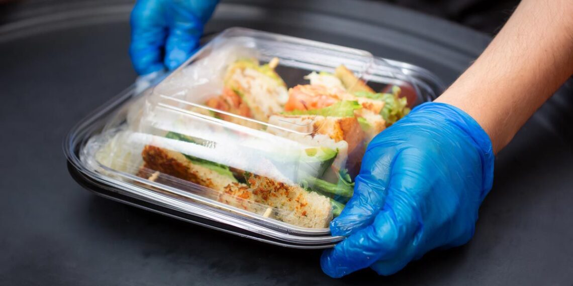Close up of packaged prepared food, representing recent food lawsuits.