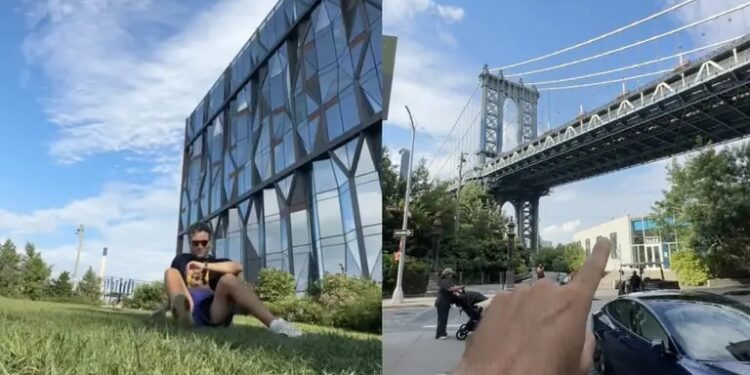Es influencer de viajes, mostró un parque “secreto” en Nueva York y expuso una de las mejores vistas de la Gran Manzana